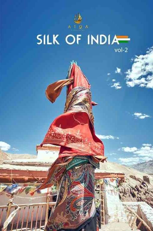 Aiqa Silk Of India Vol 2 Designer Print Silk TarLadies Suit Catalog Exporter