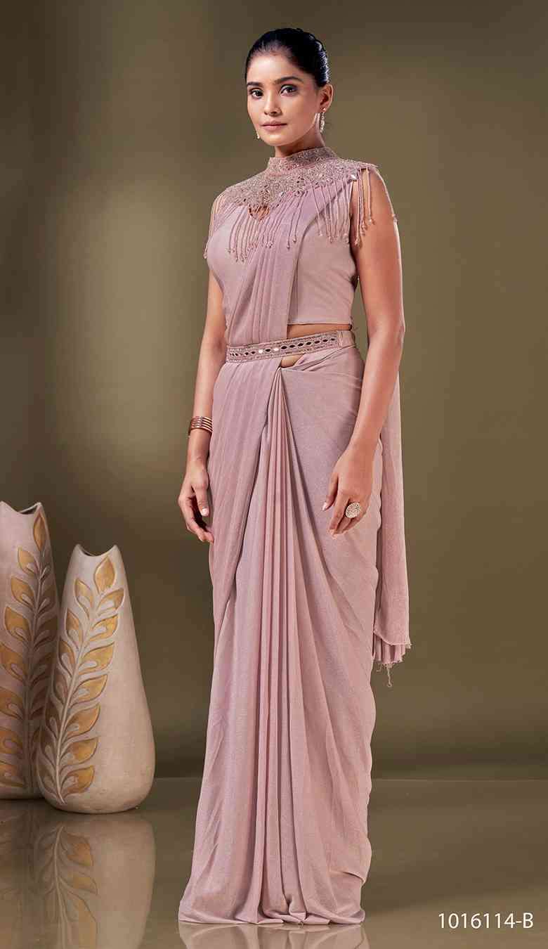 Amoha Trends 1014116 Ready To Wear Designer Party Wear Saree Catalog Supplier