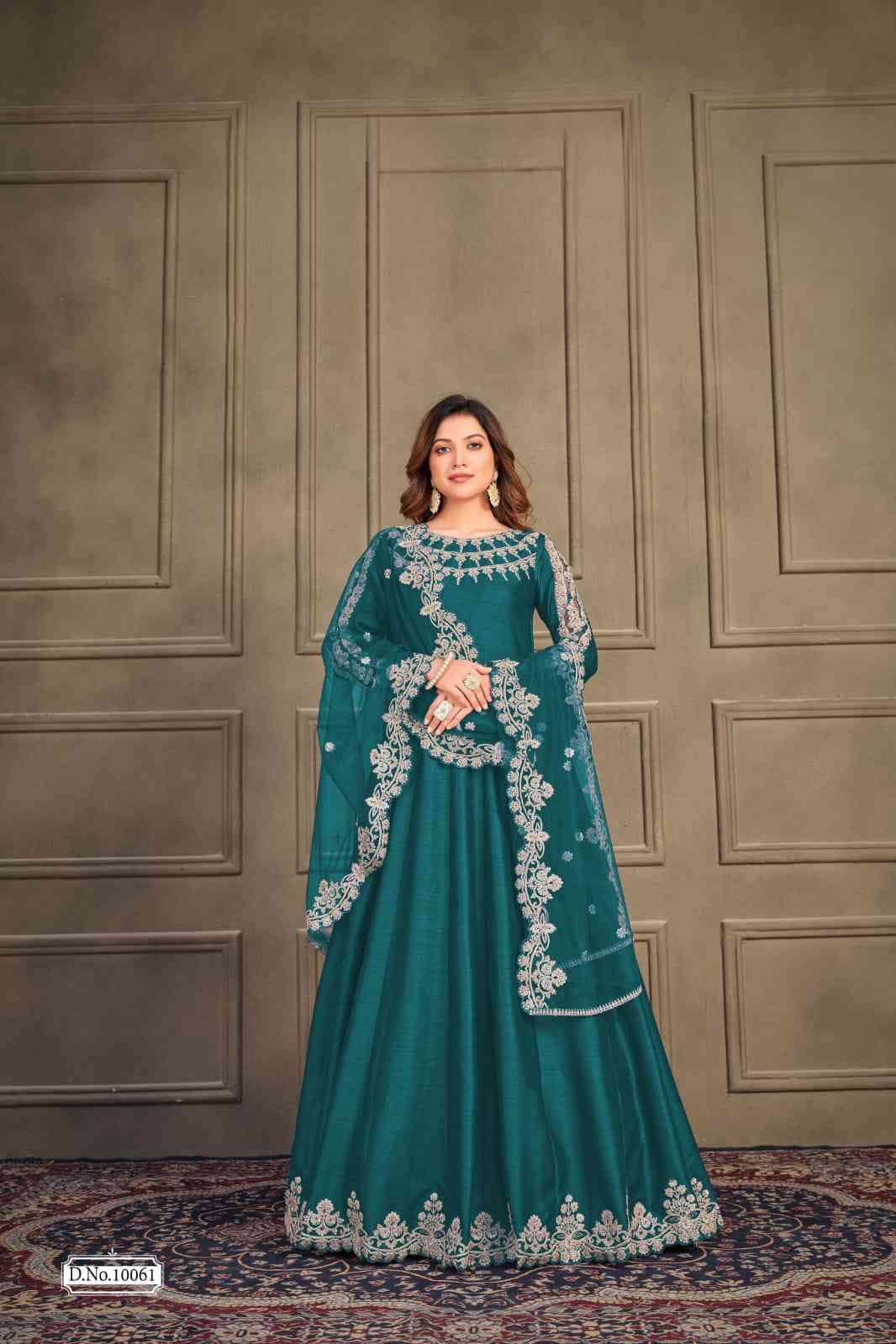 Anjubaa Vol 6 Party Wear Designer Anarkali Gown Single Collection Supplier