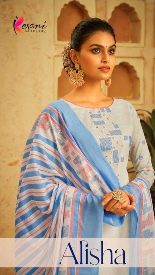 Kesari trends Alisha Fancy Cotton print Salwar Kameez Catalog Supplier
