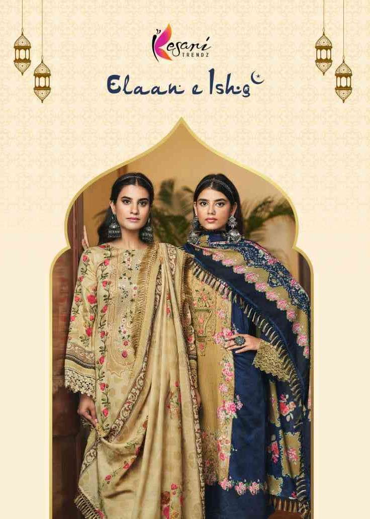 Kesari Trends Elaan E Ishq Pure Jam Pakistani Salwar Kameez Wholesaler New Catalog