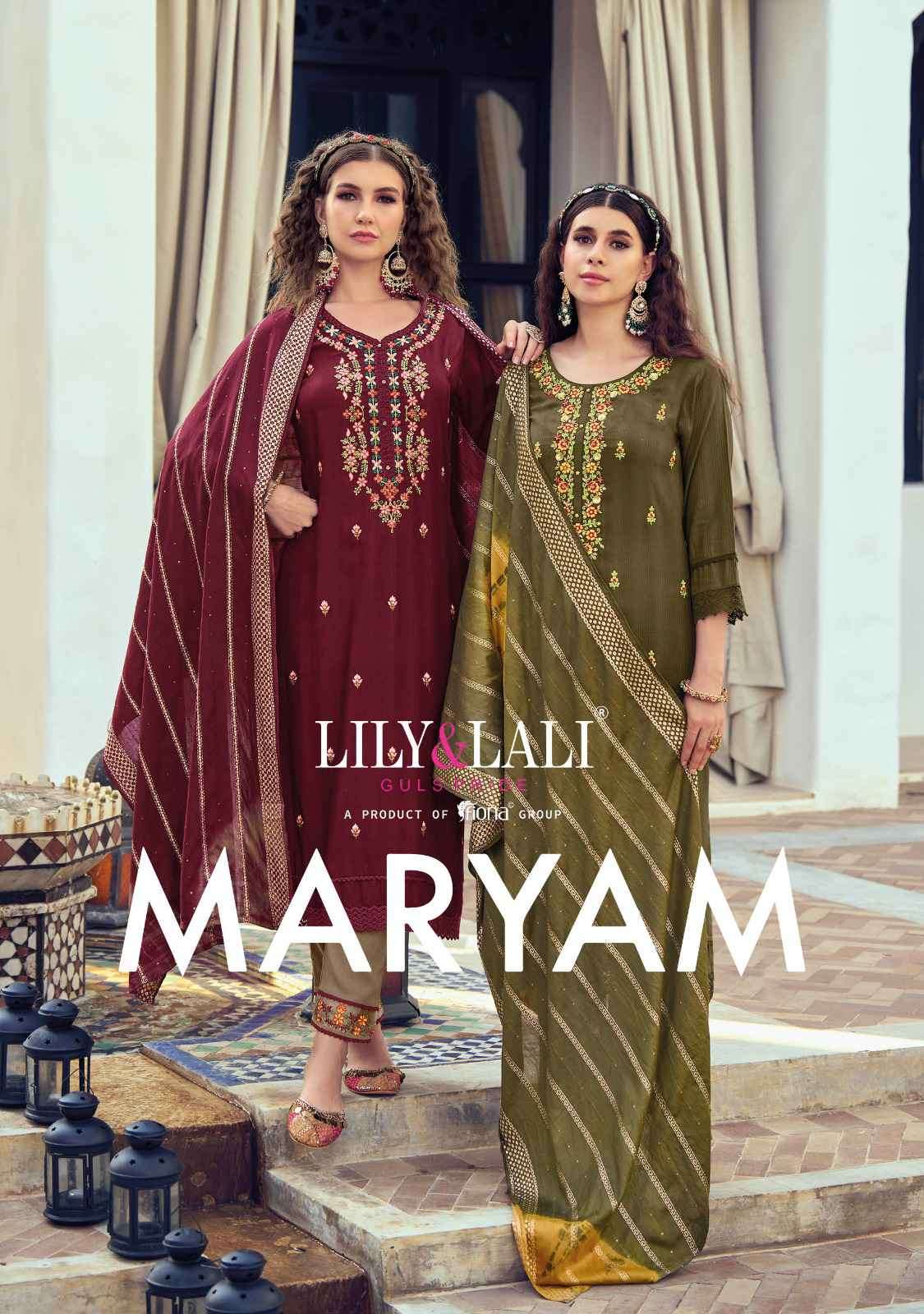 Lily and lali Maryam Exclusive Designer Readymade Kurti pant Dupatta Set Collection