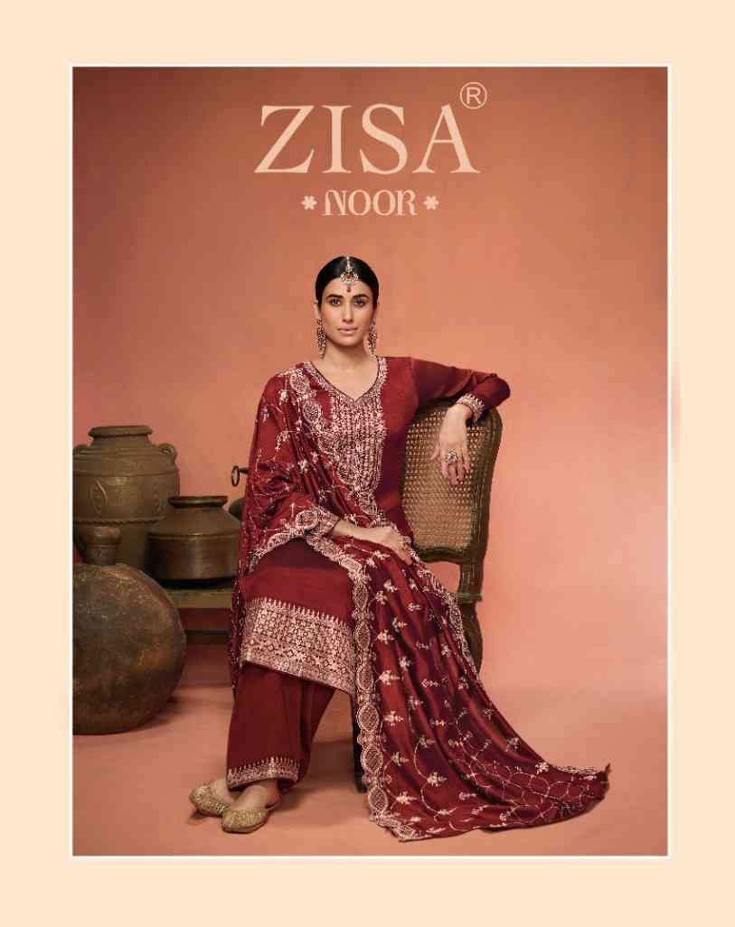 Meera Trends Zisa Noor Party Wear Silk georgette Suit catalog Supplier