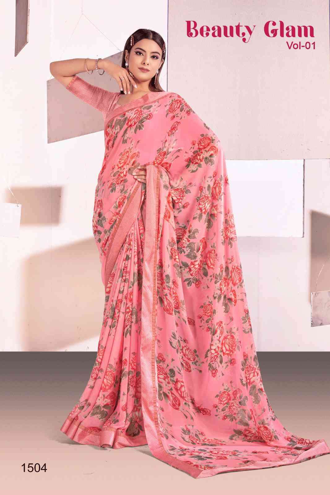 Mintorsi Beauty Glam Vol 1 1501 To 1510 Festive Wear Silk Saree Catalog Wholesaler