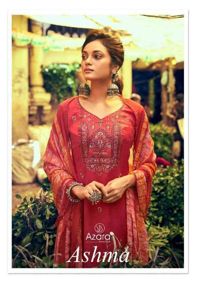 Radhika Azara Ashma Exclusive Fancy Cotton Unstitch Dress Catalog Wholesaler