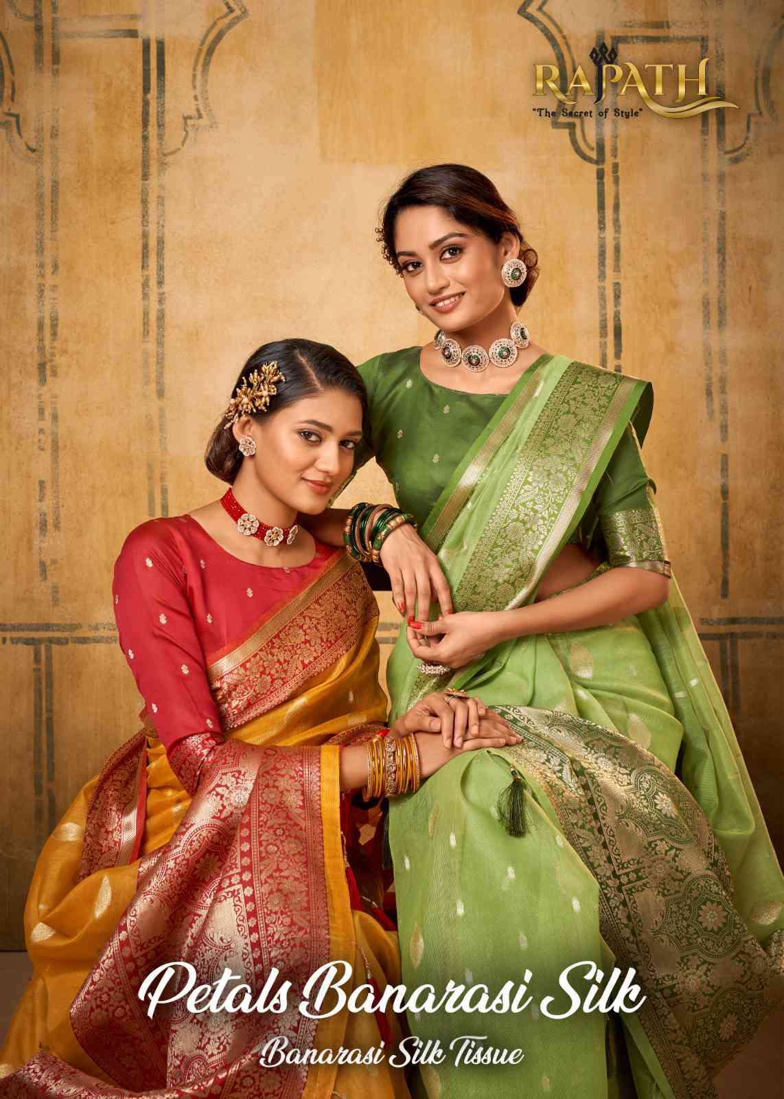 Rajpath Petals Banarasi Silk 81001 To 81006 Festive Collection Banarasi Silk Saree Supplier