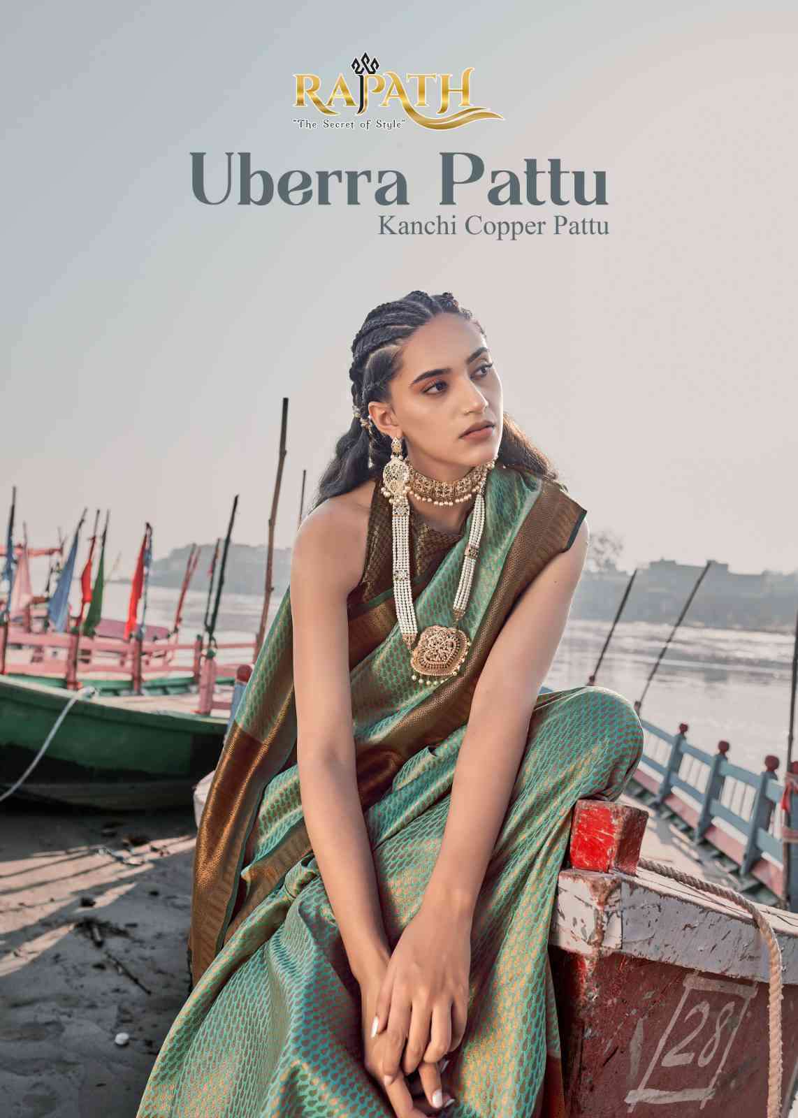 Rajpath Uberra Pattu 71001 To 71006 Traditional Silk Party Wear Saree Exporter