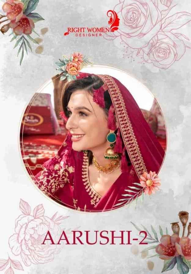 Right Women Aarushi Vol 2 81251 To 81258 Silk Festive Wear Saree Exporter