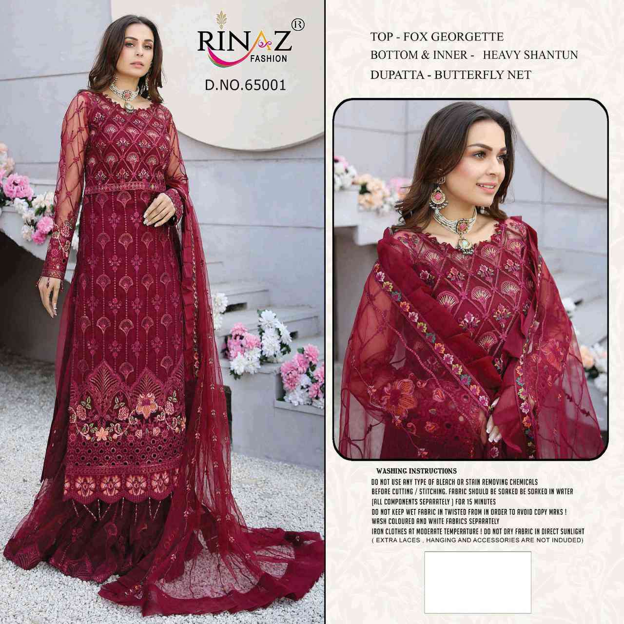 Rinaz Maryams Gold Vol 22 Festive Wear Pakistani Salwar Suit Catalog Exporter