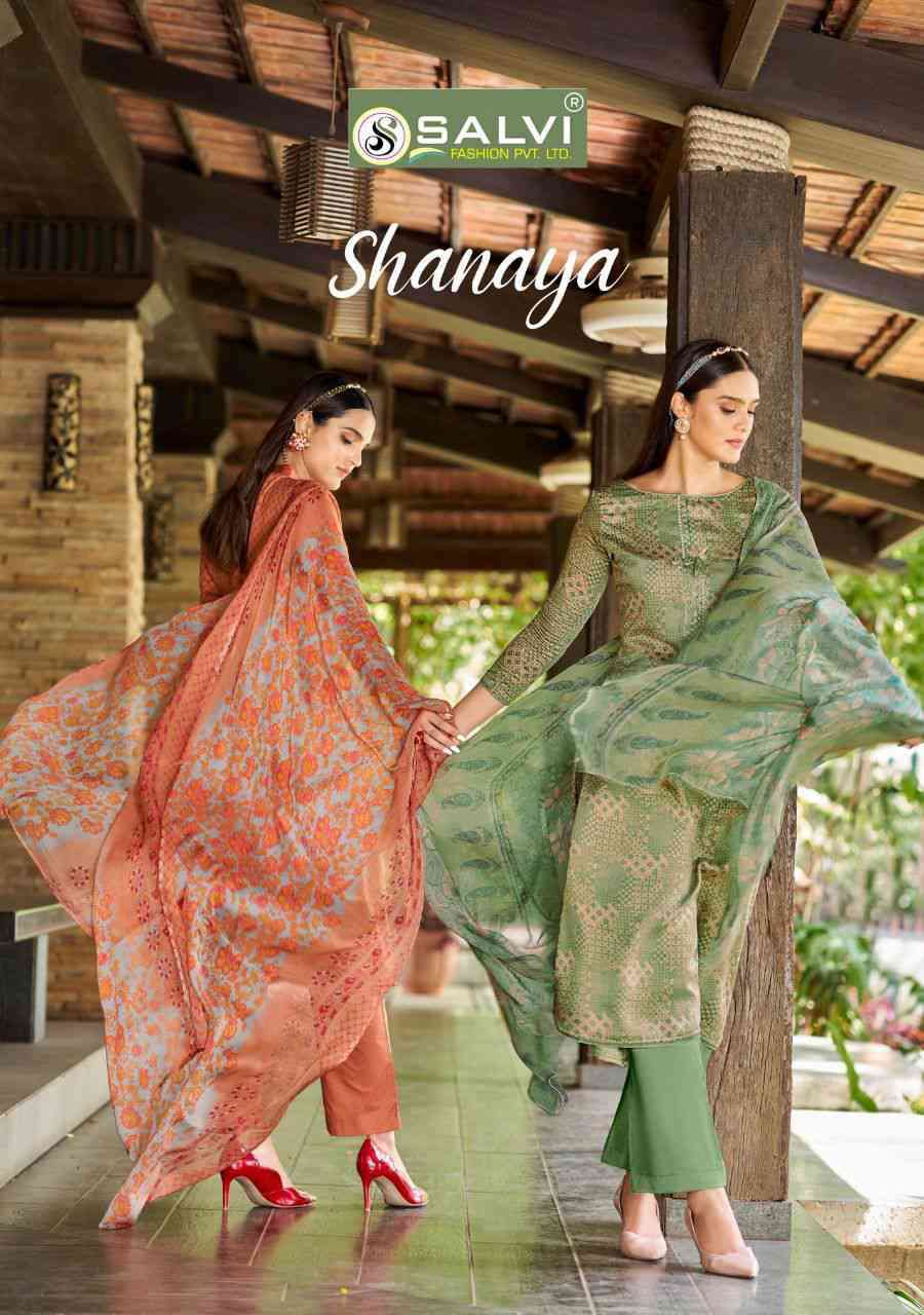 Salvi Fashion Shanaya Silk Festive Collection Suit Online Exporter New Catalog