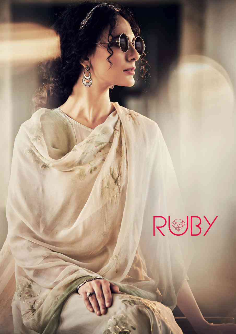 Sargam Ruby Designer Festive Wear Cotton Silk Suit Catalog Exporter