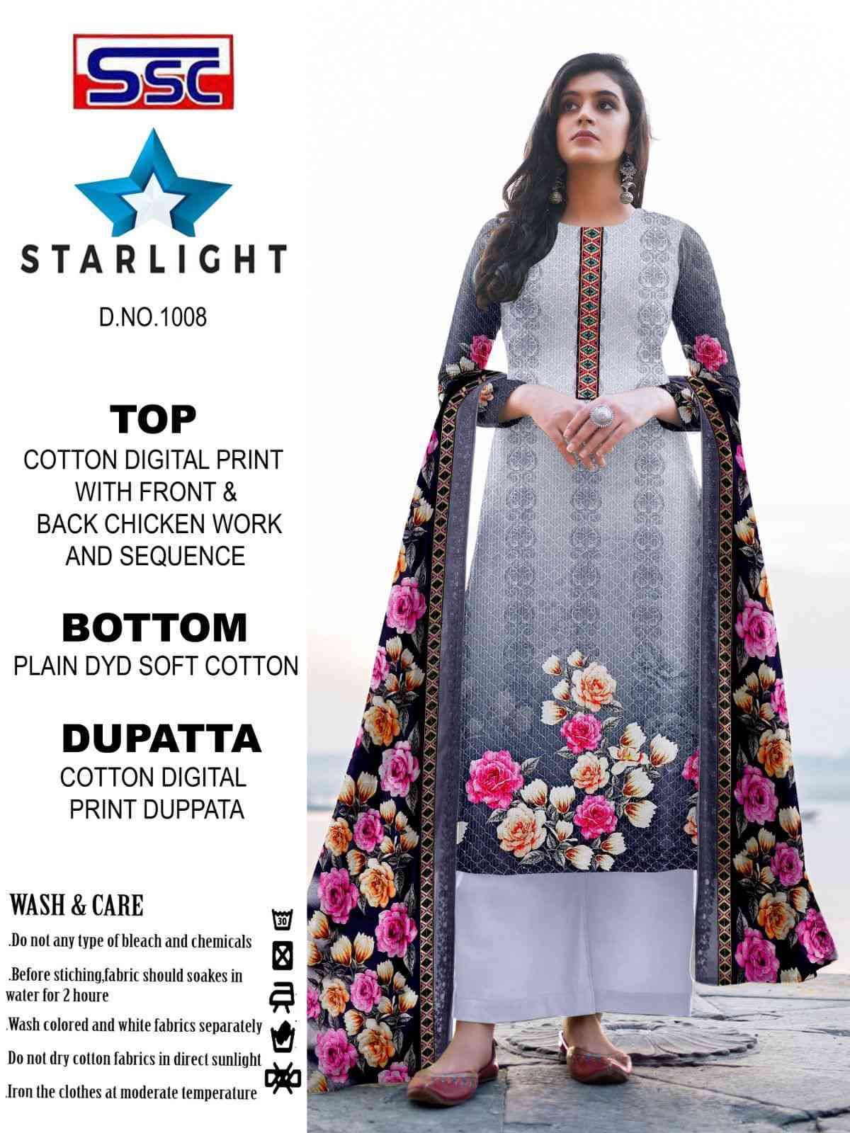 SSC Starlight Vol 1 Exclusive Digital Print Cotton Salwar Kameez Supplier New Catalog