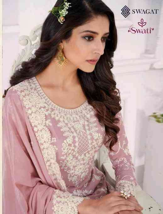 Swagat Swati 3701 To 3706 Festive Wear Straight Salwar Suit New Collection Dealers