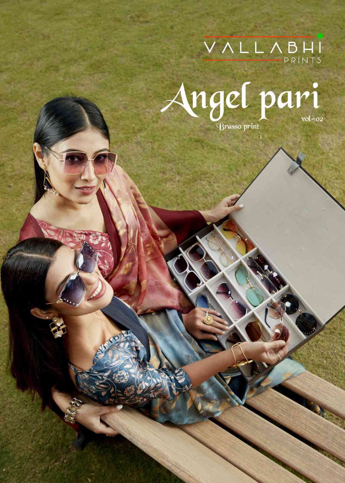 Vallabhi Prints Angel Pari Vol 2 Exclusive Fancy Branded Saree Catalog Exporter