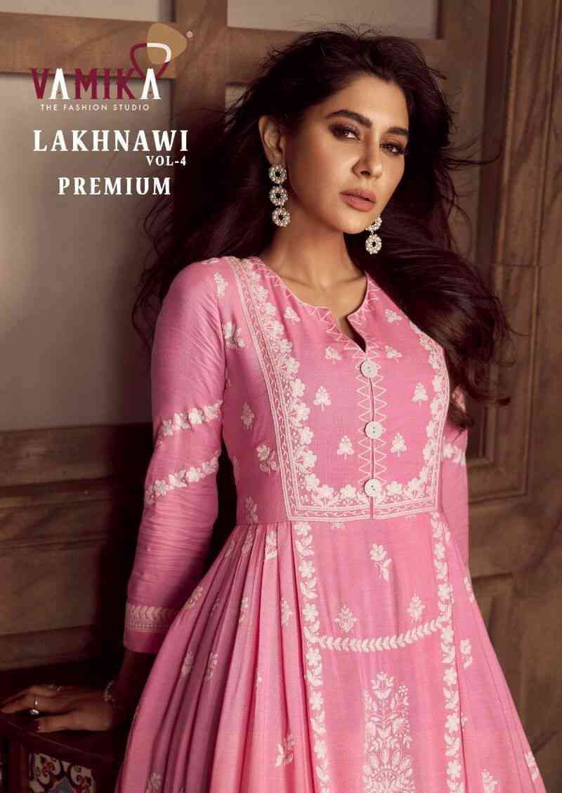Vamika Lakhnawi Vol 4 Premium Lakhanavi Work Gharara Designer Dress Supplier