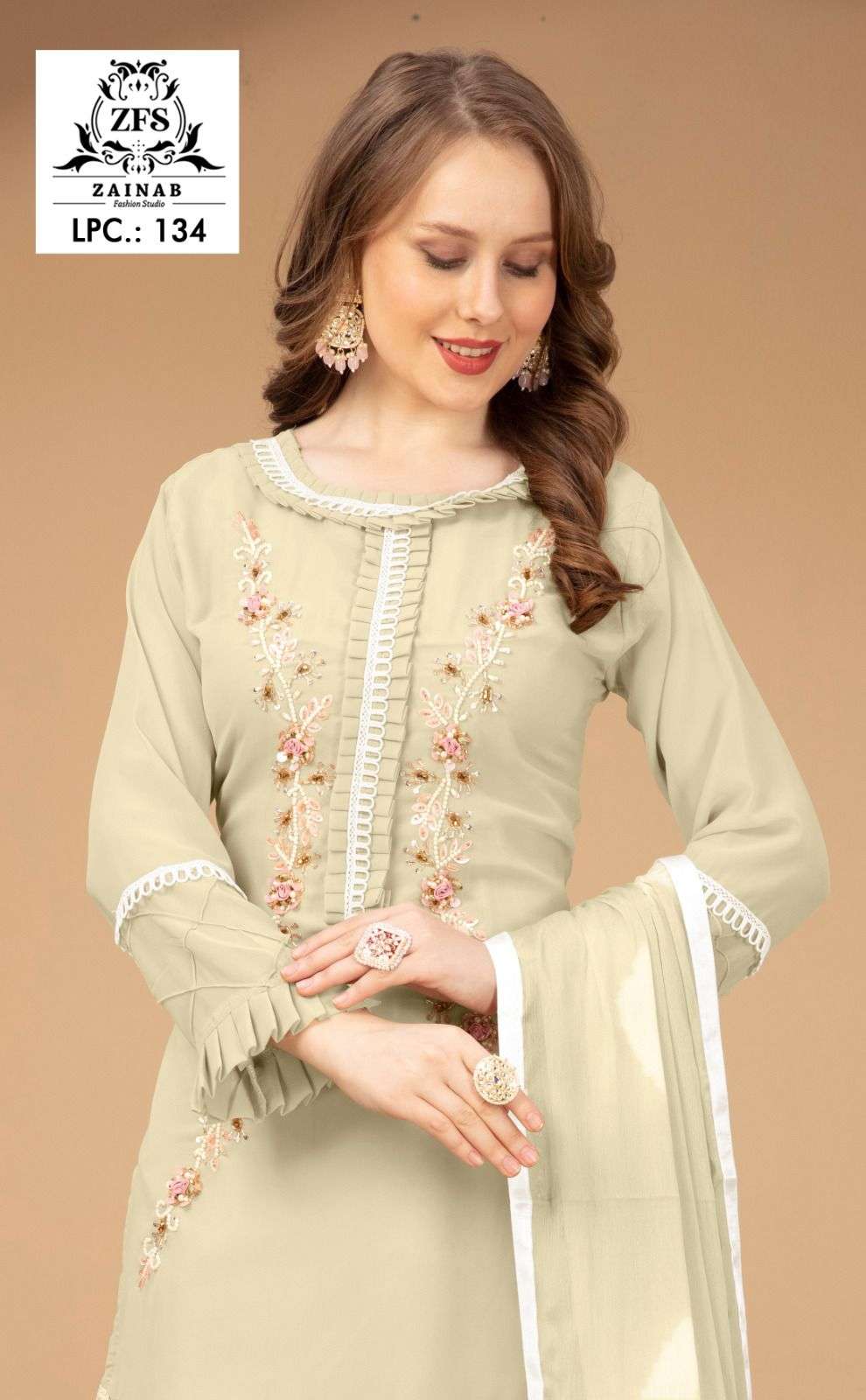 Zainab Fashion Studio LPC Vol 134 Pakistani Readymade Suit catalog Supplier
