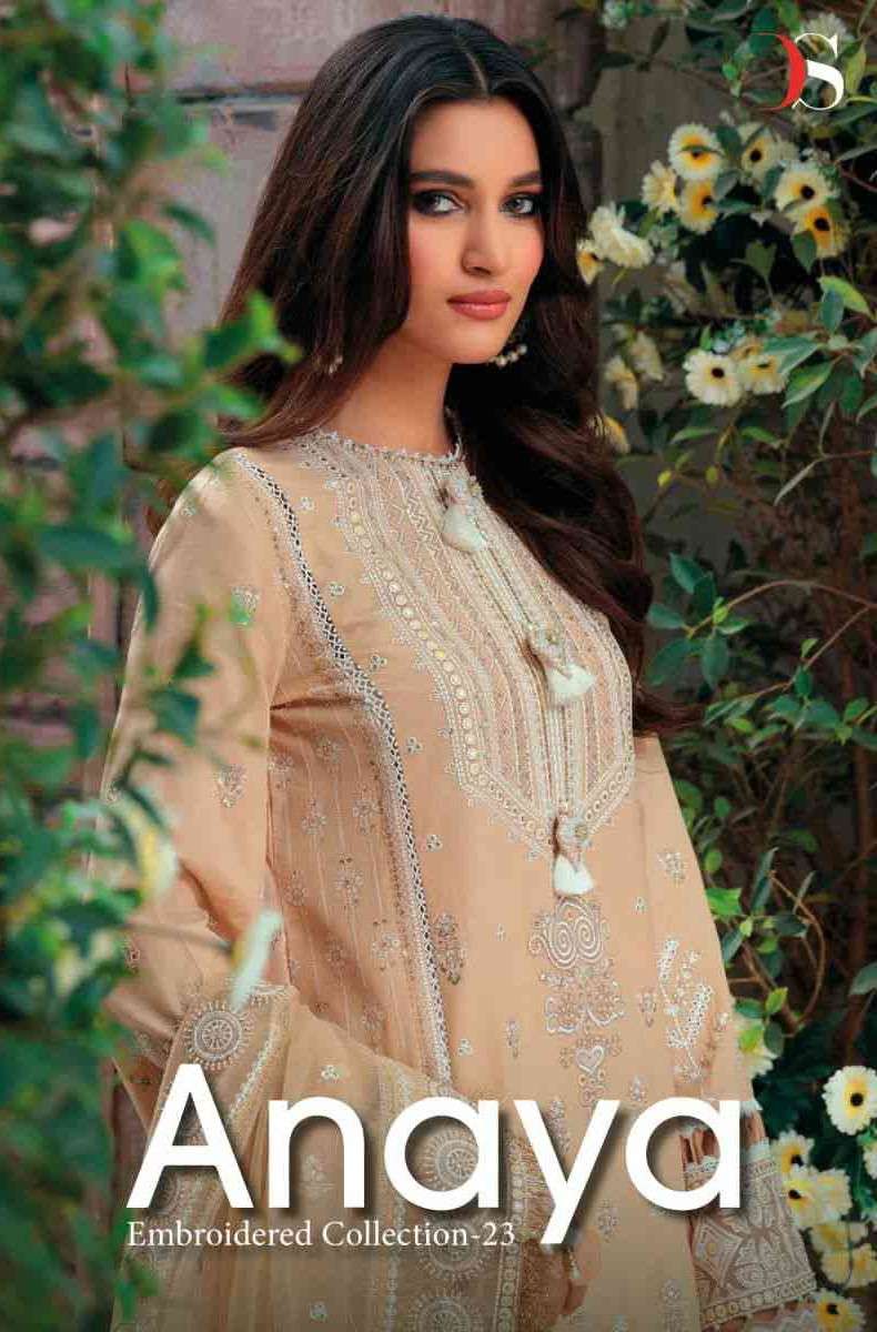 Deepsy Anaya Embroidered Collection Vol 23 Pakistani Cotton Salwar Kameez Supplier
