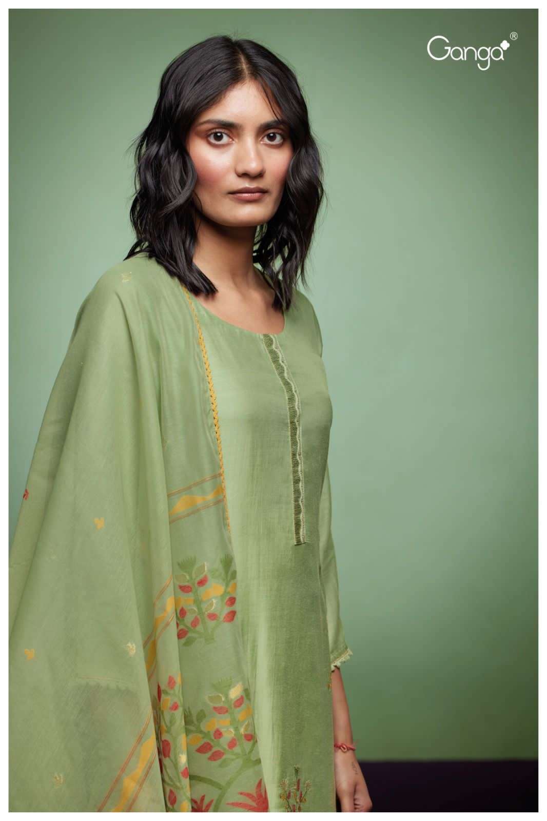 Ganga Manya 1577 Exclusive Designer Silk Salwar Suit catalog Supplier