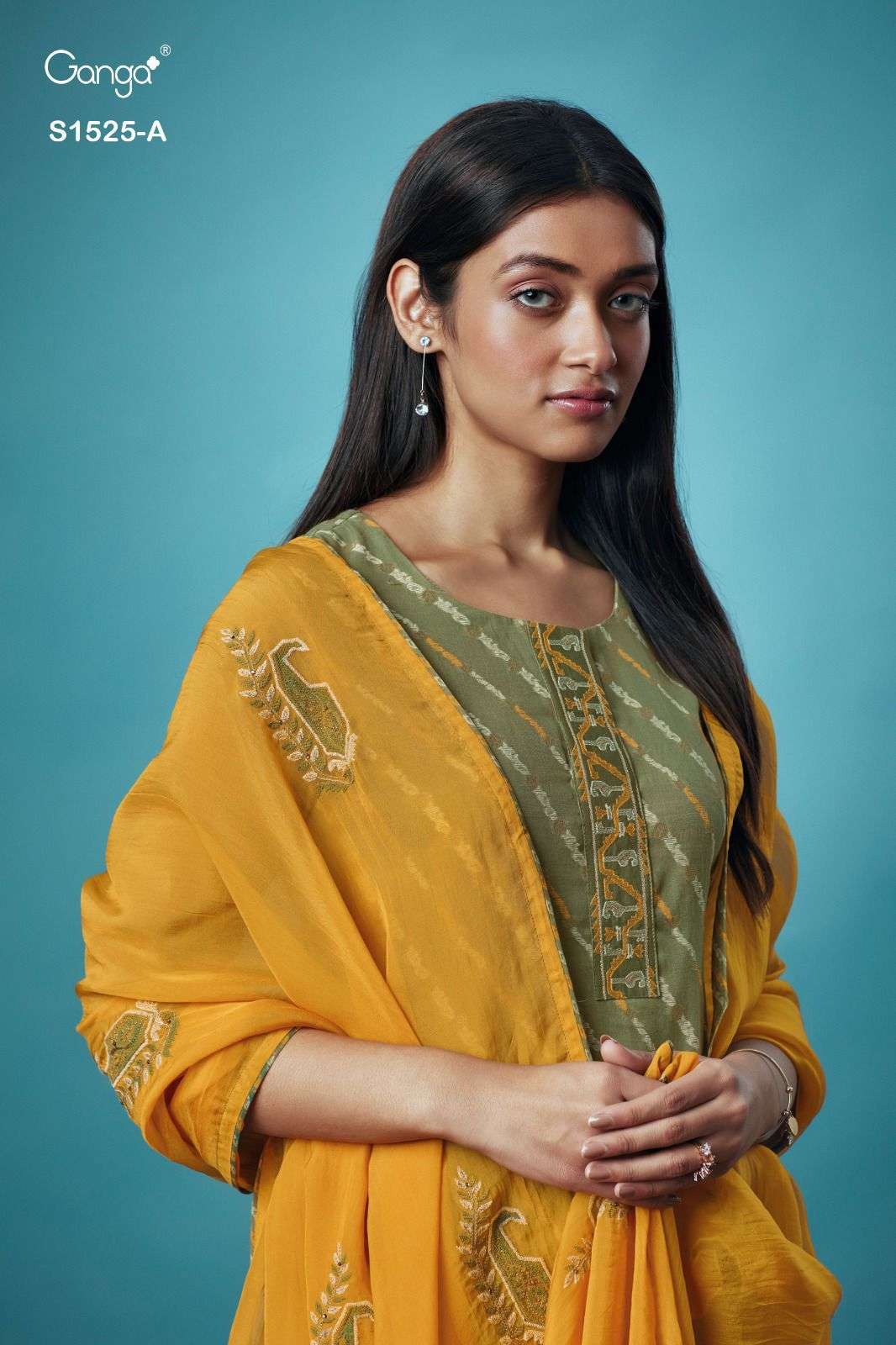 Ganga Zinnia 1525 Exclusive Designer Silk Salwar Suit Catalog Supplier