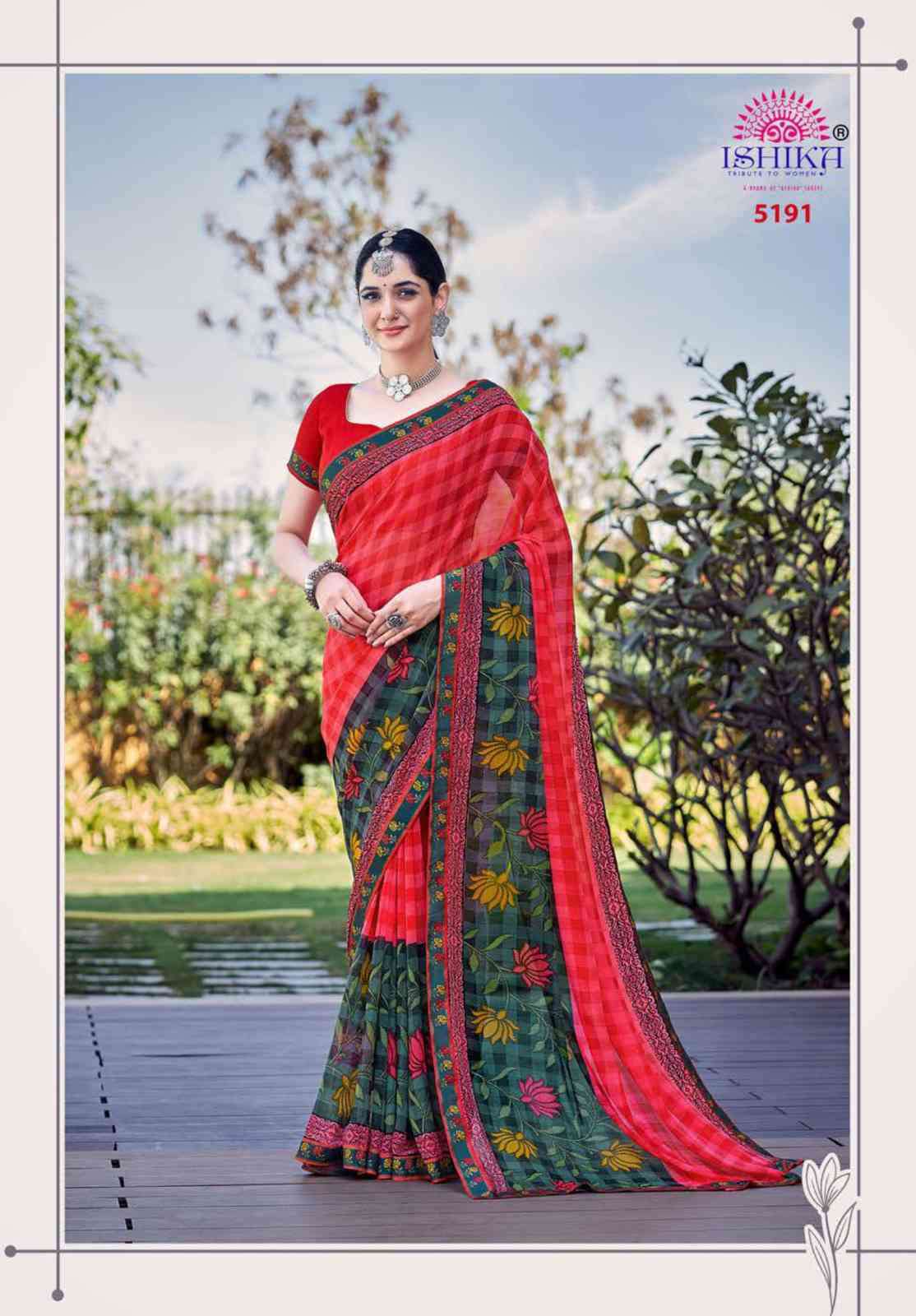 Ishika Galaxy 5191 To 5798 Fancy Daily To Wear Saree Online Supplier