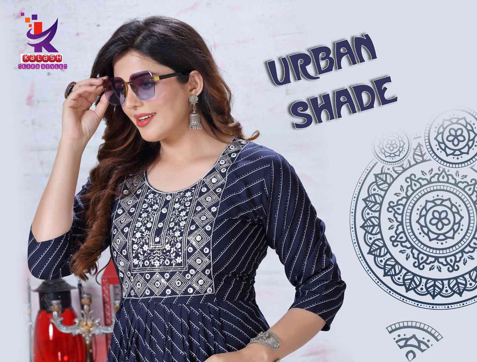 kalash lifestyle urban shade fancy print rayon a line kurti catalog wholesaler 2023 03 28 15 01 28