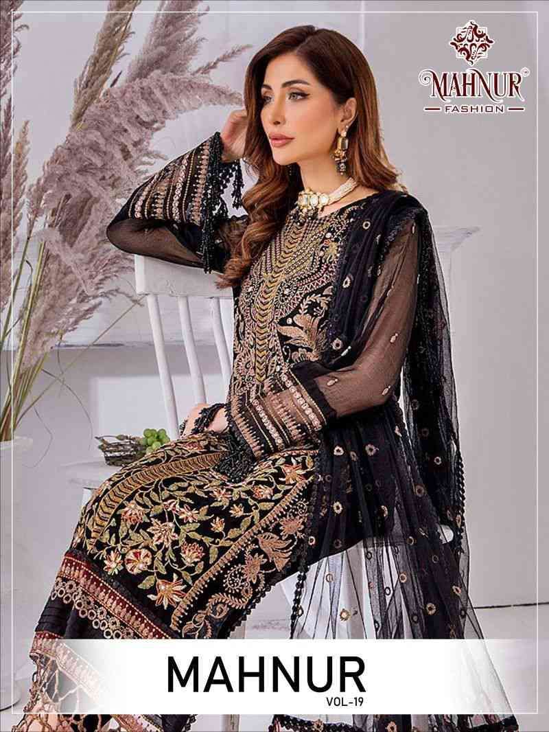 Mahnur Fashion Mahnur Vol 19 Fancy Work Pakistani Dress New Collection Dealers