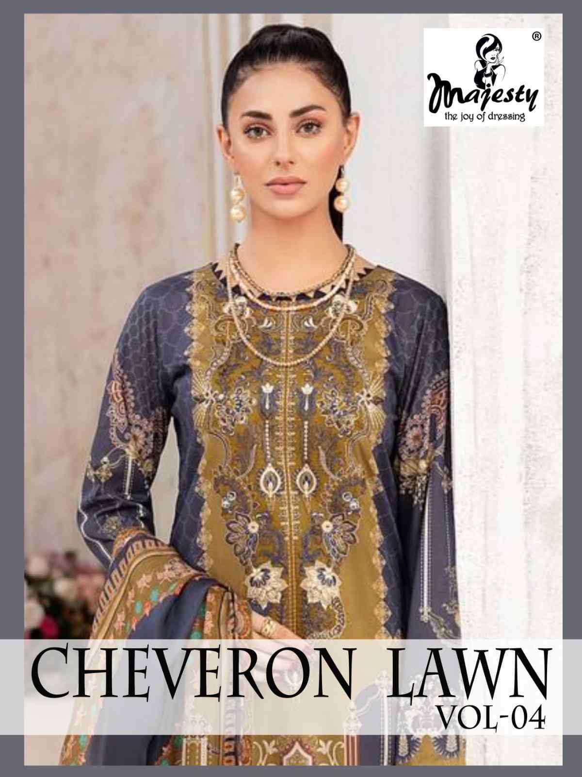 Majesty Cheveron Lawn Vol 4 Digital Print Pakistani Cotton Dress Exporter