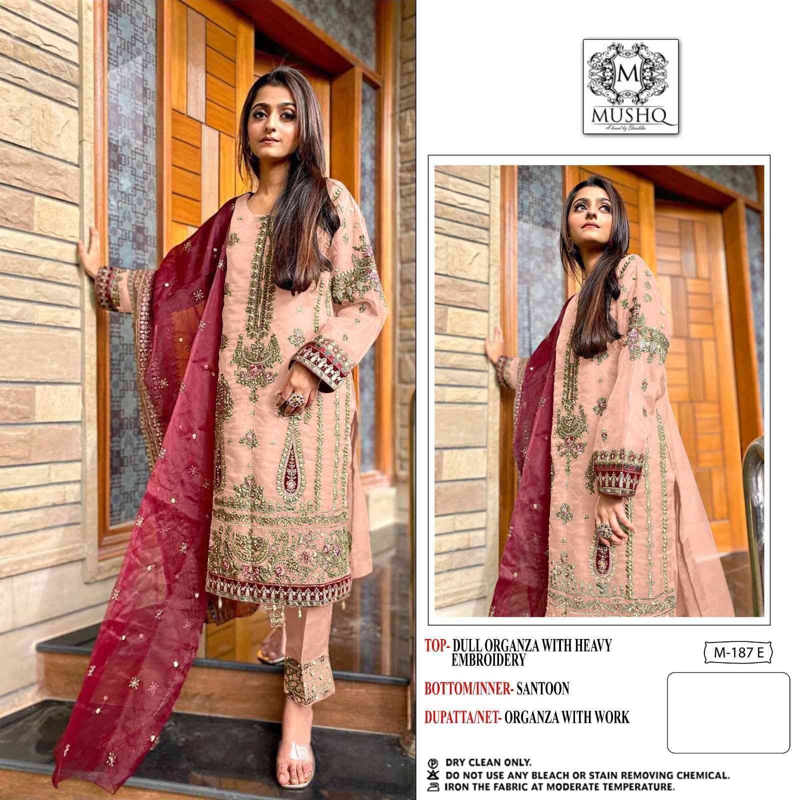 Mushq M 187 Colors Pakistani Suit Collection