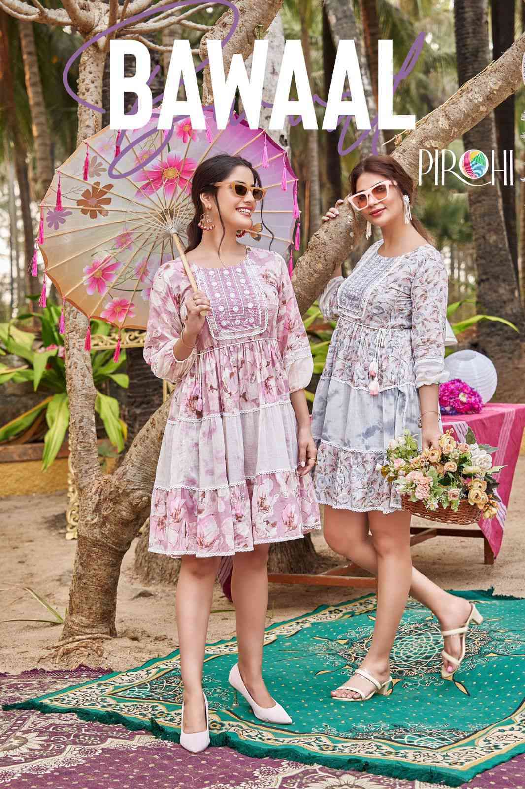 pirohi bawaal by rajavir stylish ladies wear short frock collection wholesaler 2023 03 14 14 34 55