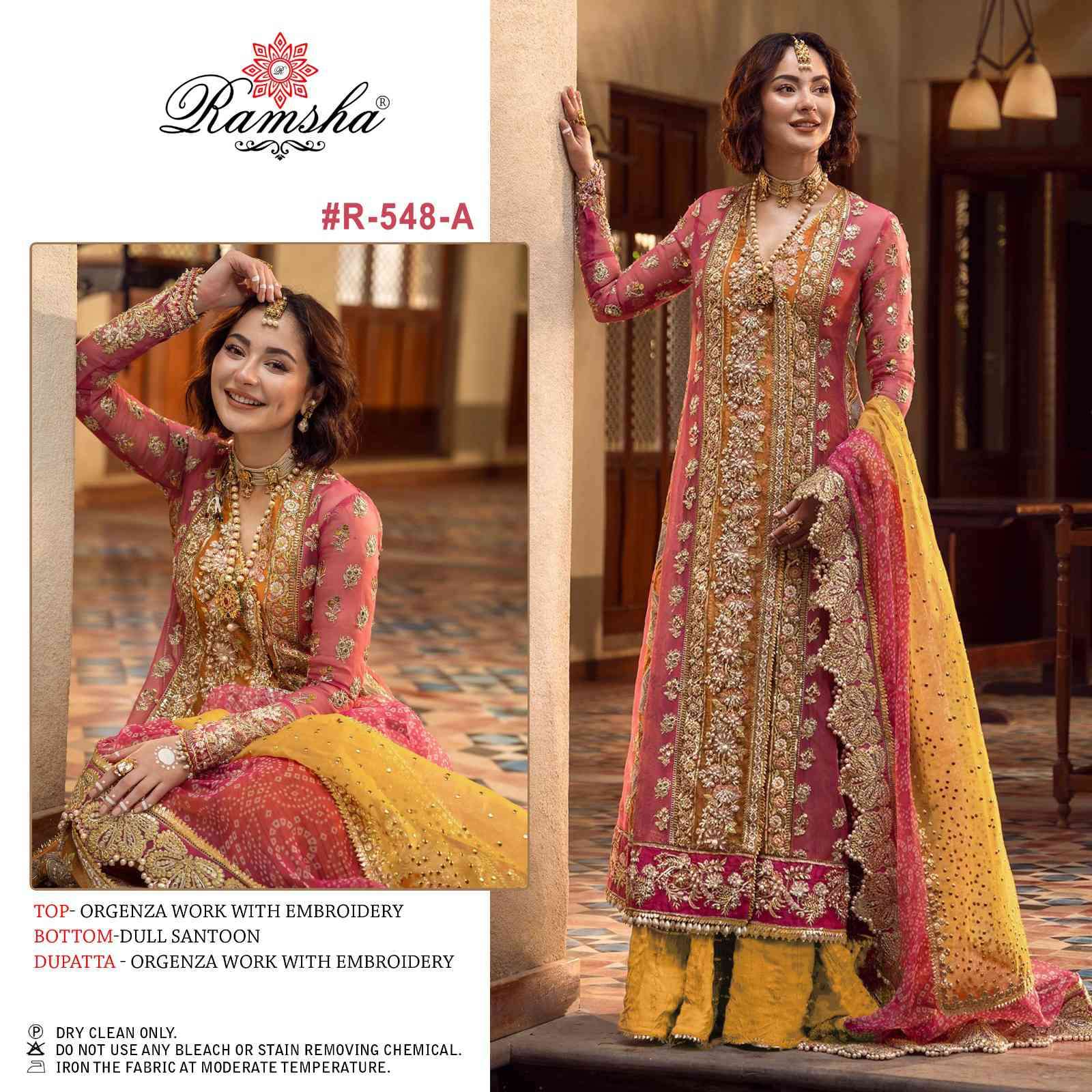 Ramsha R 548 Nx Heavy Work Pakistani Dress Latest Collection Exporter