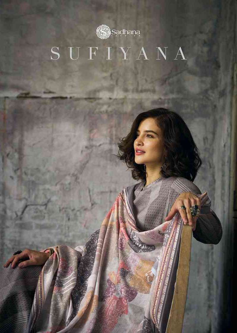 Sadhana Sufiyana Fancy Jam Silk Exclusive Ladies Dress Catalog Supplier