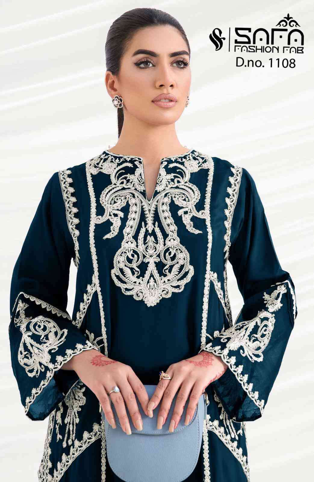 Safa Fashion Fab 1108 Fancy Pakistani Readymade Suit New Designs