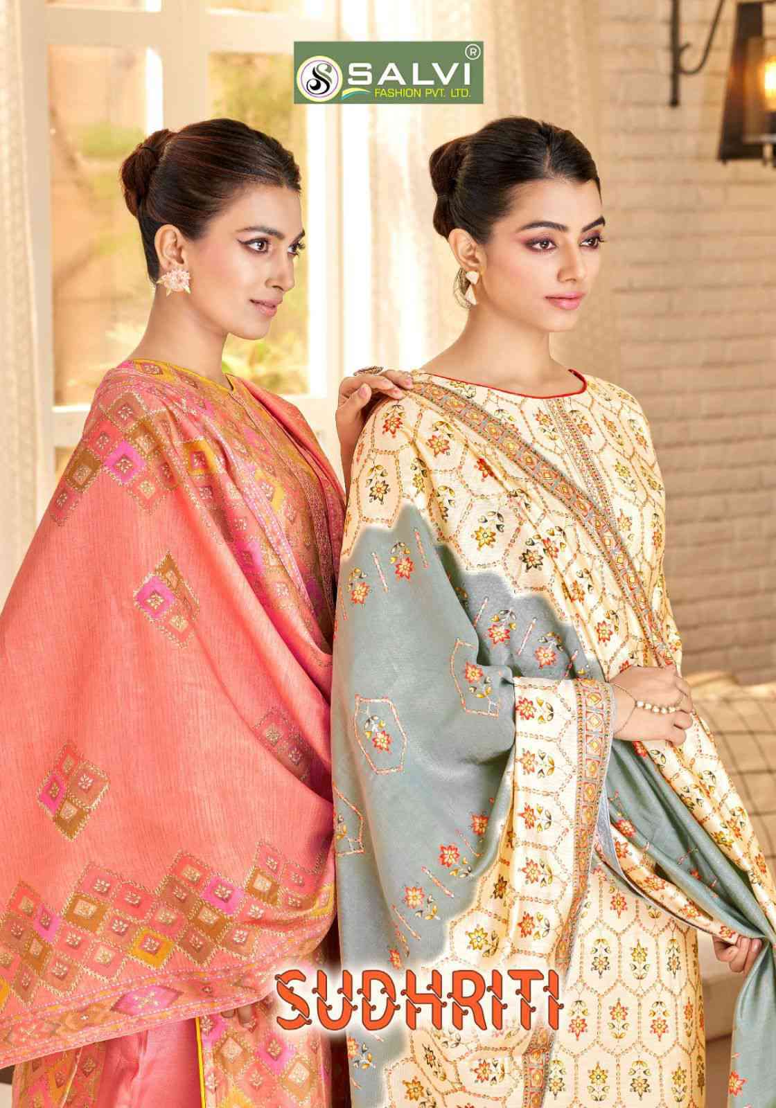 Salvi fashion Sudhriti Exclusive Silk Salwar Suit Catalog Supplier
