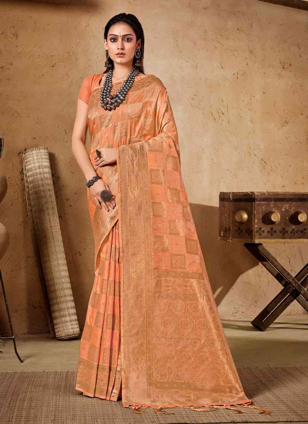 Sangam Manjuba Silk 1001 To 1006 Festive Wear Silk Saree Catalog Dealers