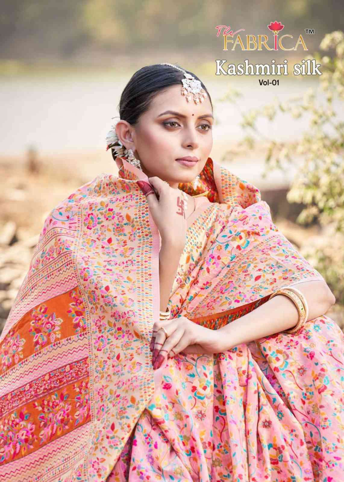 The Fabrica Kashmiri Vol 1 Fancy Weaving Modal Saree Catalog Dealer