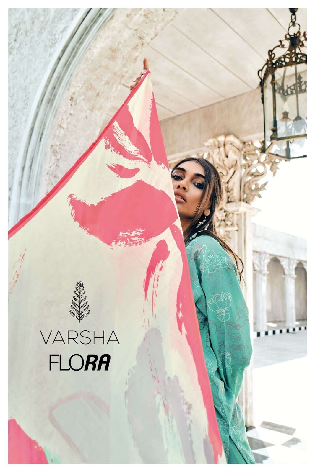Varsha Flora Fancy Cotton Designer Suit Catalog Supplier
