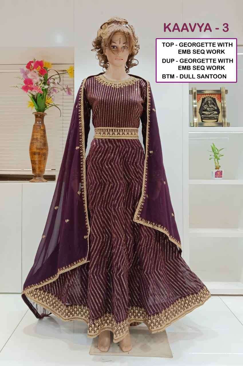 Vedanti Kaavya Vol 3 Exclusive Anarkali Designs Dress Catalog Dealers