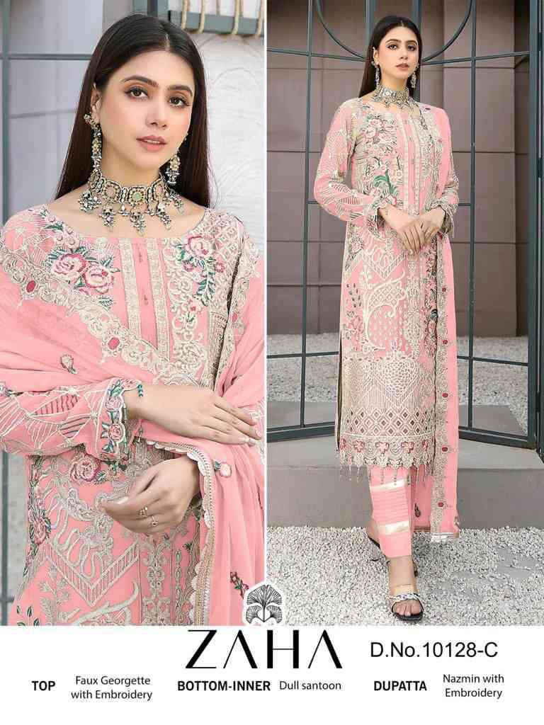 Zaha Haniya Vol 1 10128 C Pakistani Suit Designer Collection