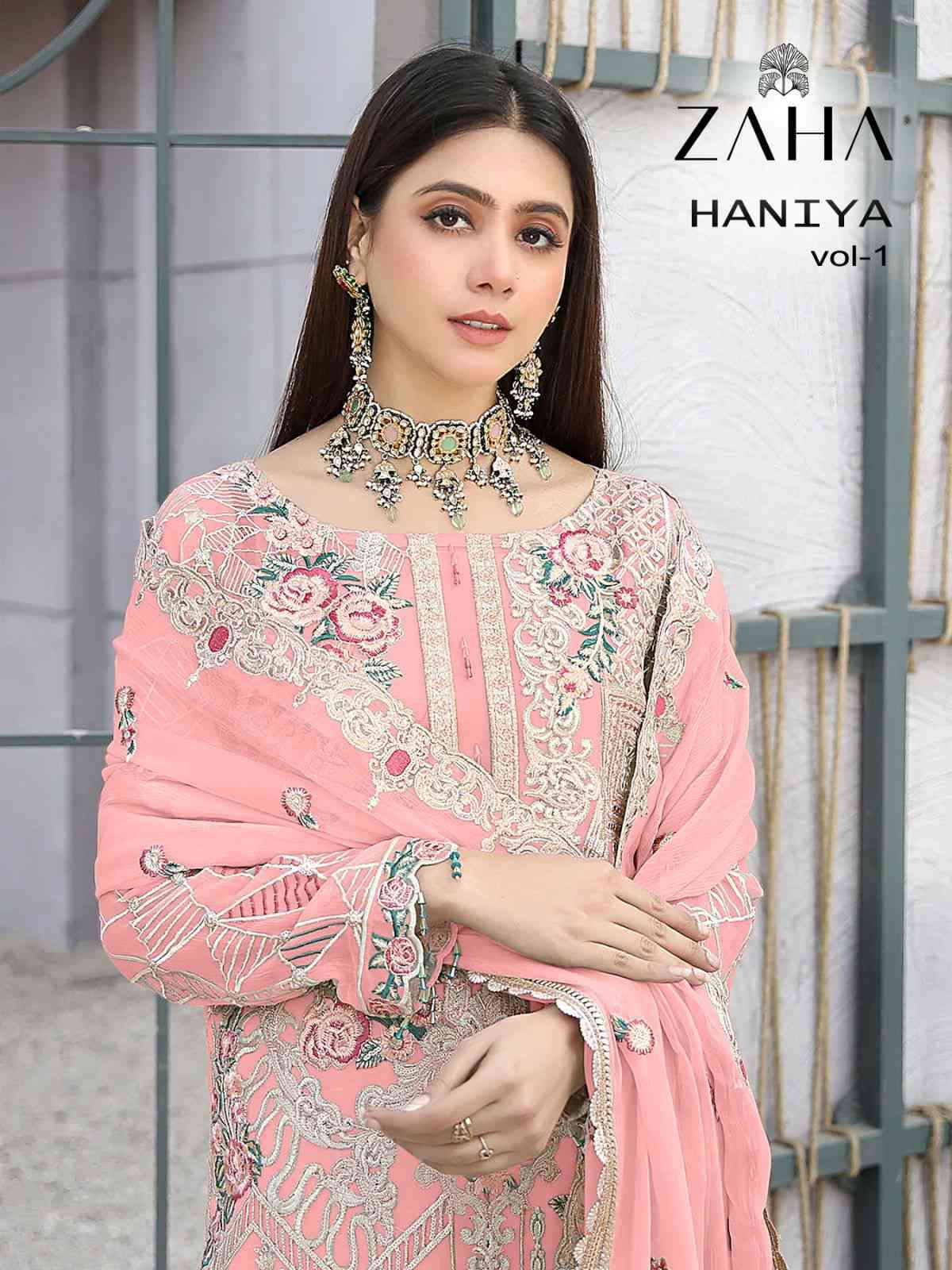 Zaha Haniya Vol 1 Georgette Pakistani Salwar Suit New Collection Supplier