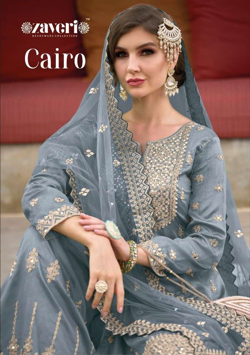 Zaveri Cairo Designer Readymade Plazzo Style dress Collection