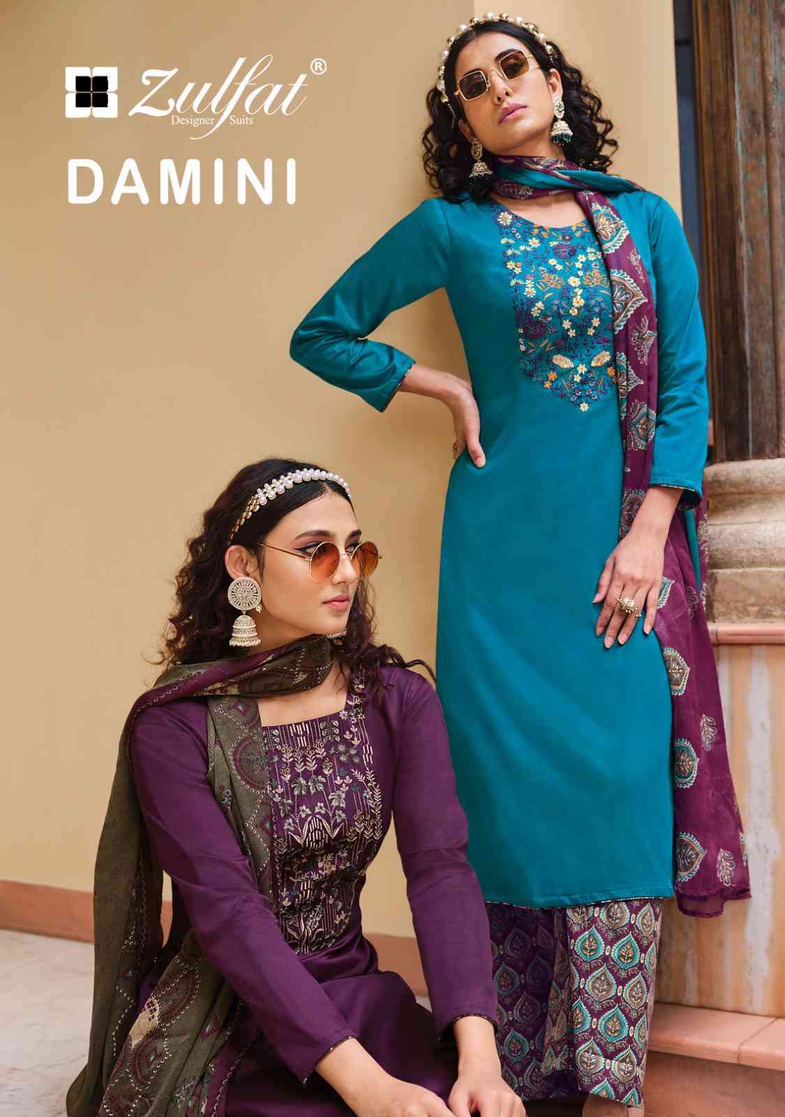 Zulfat Damini Vol 2 Pure Jam Cotton Salwar Suit Catalog Exporter