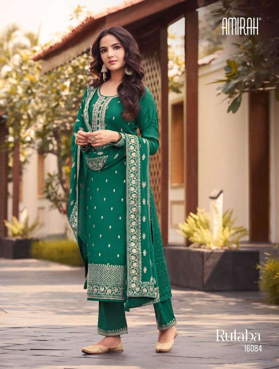 Amirah 16084 Pakistani Style Designer Suit Wholasaler