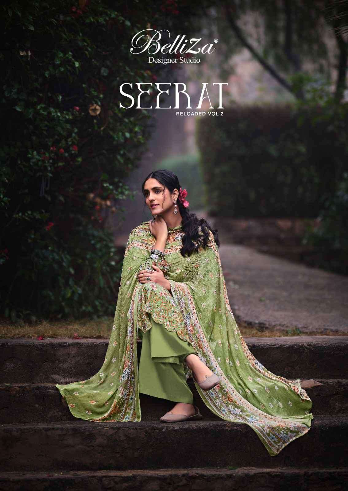 Belliza Seerat Reloaded Vol 2 Digital Print Pure Jam Dress Material Dealers