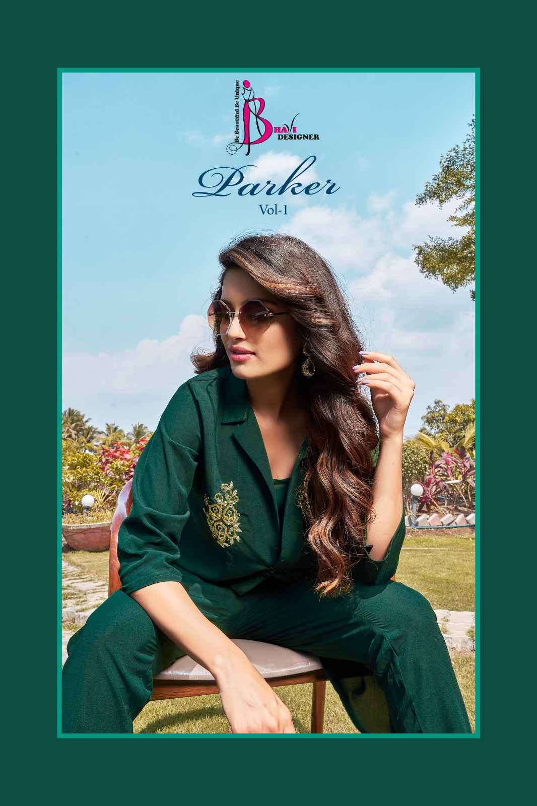 Bhavi Parker Vol 1 Special Occasion Co Ord Sets Western Wear Outfit Wholesaler