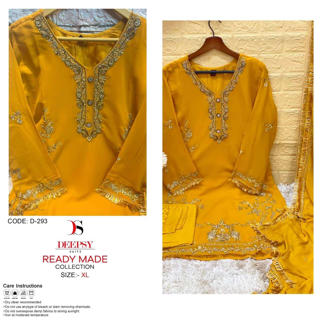 Deepsy D 293 Pakistani Fancy Readymade Salwar Suit Wholasaler