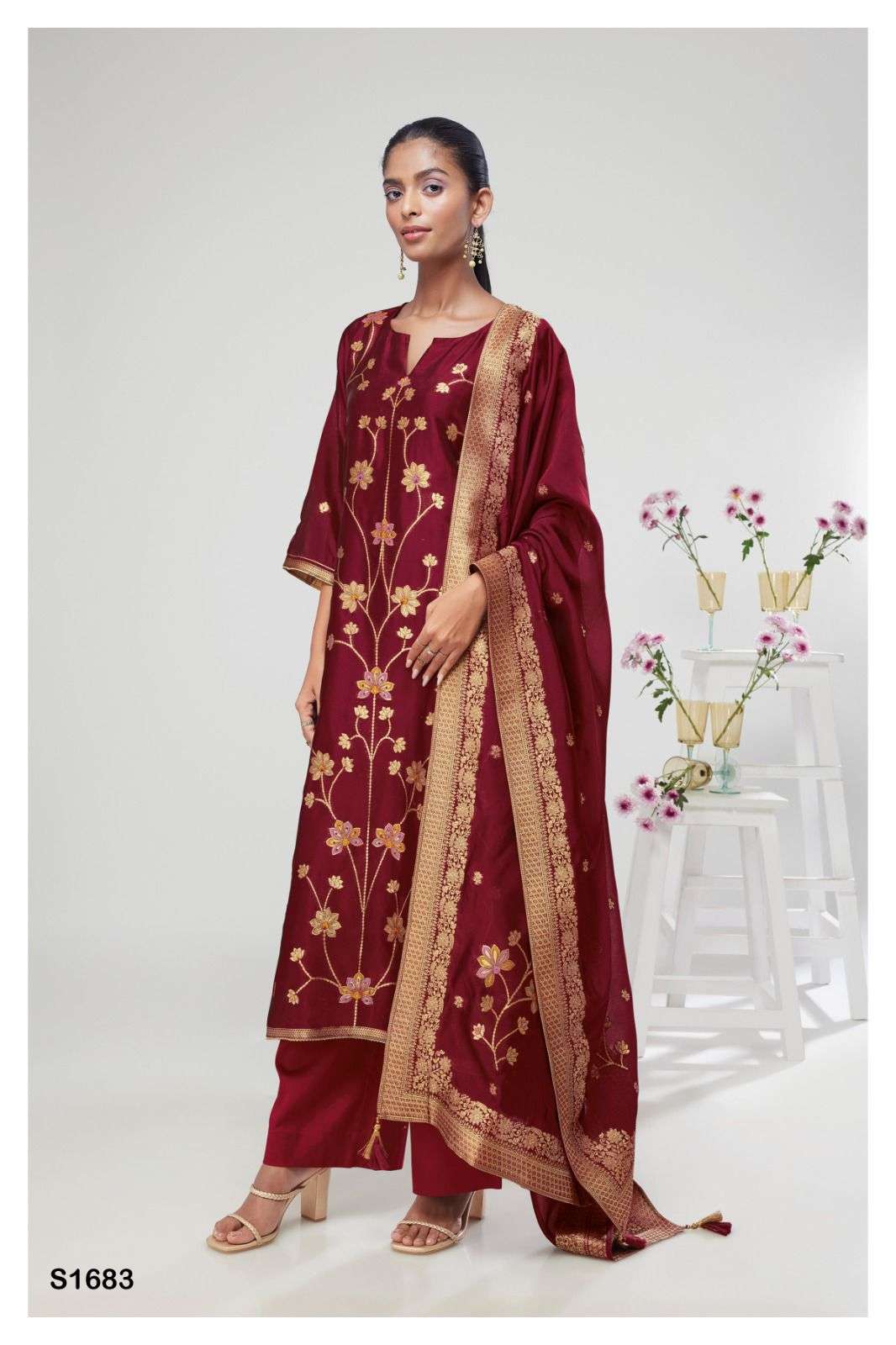 Ganga S 1683 Festive wear Designer Salwar Suit collection