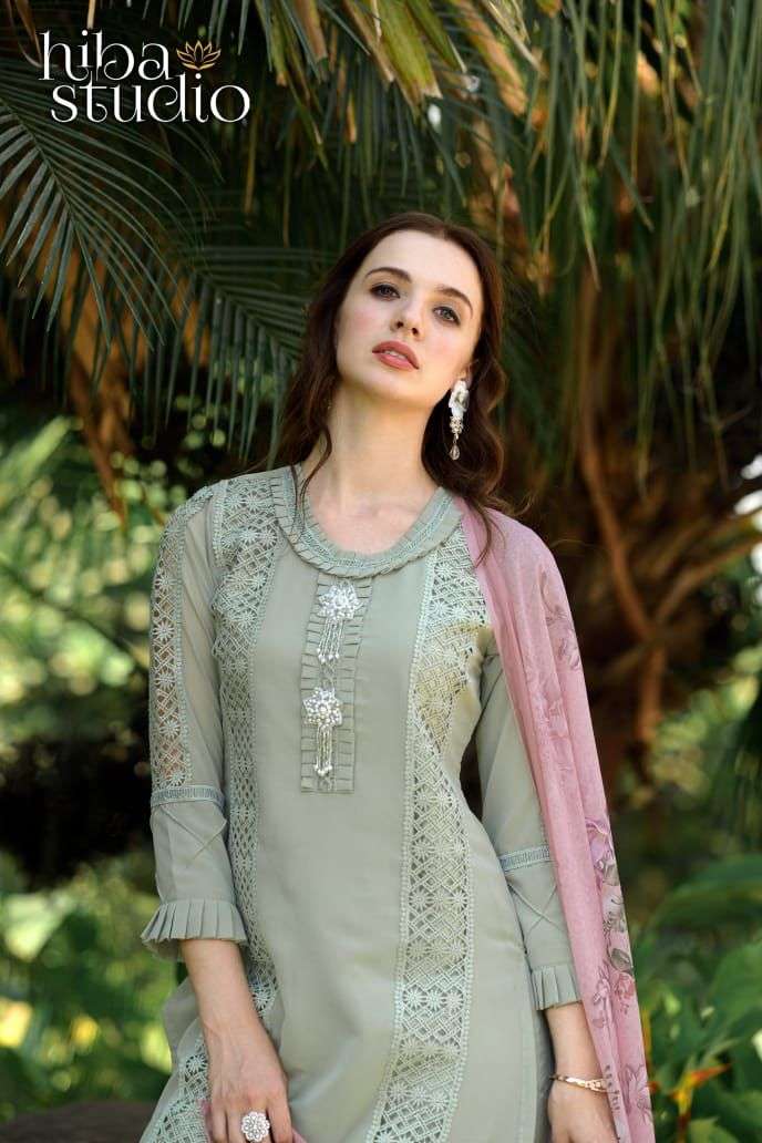 Hiba Studio LPC Vol 50 Fancy pakistani pattern Ready to Wear Dress Designs