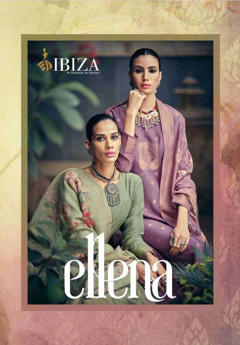 Ibiza Ellena Exclusive Partywear Jacquard Ladies Dress Catalog Wholesaler
