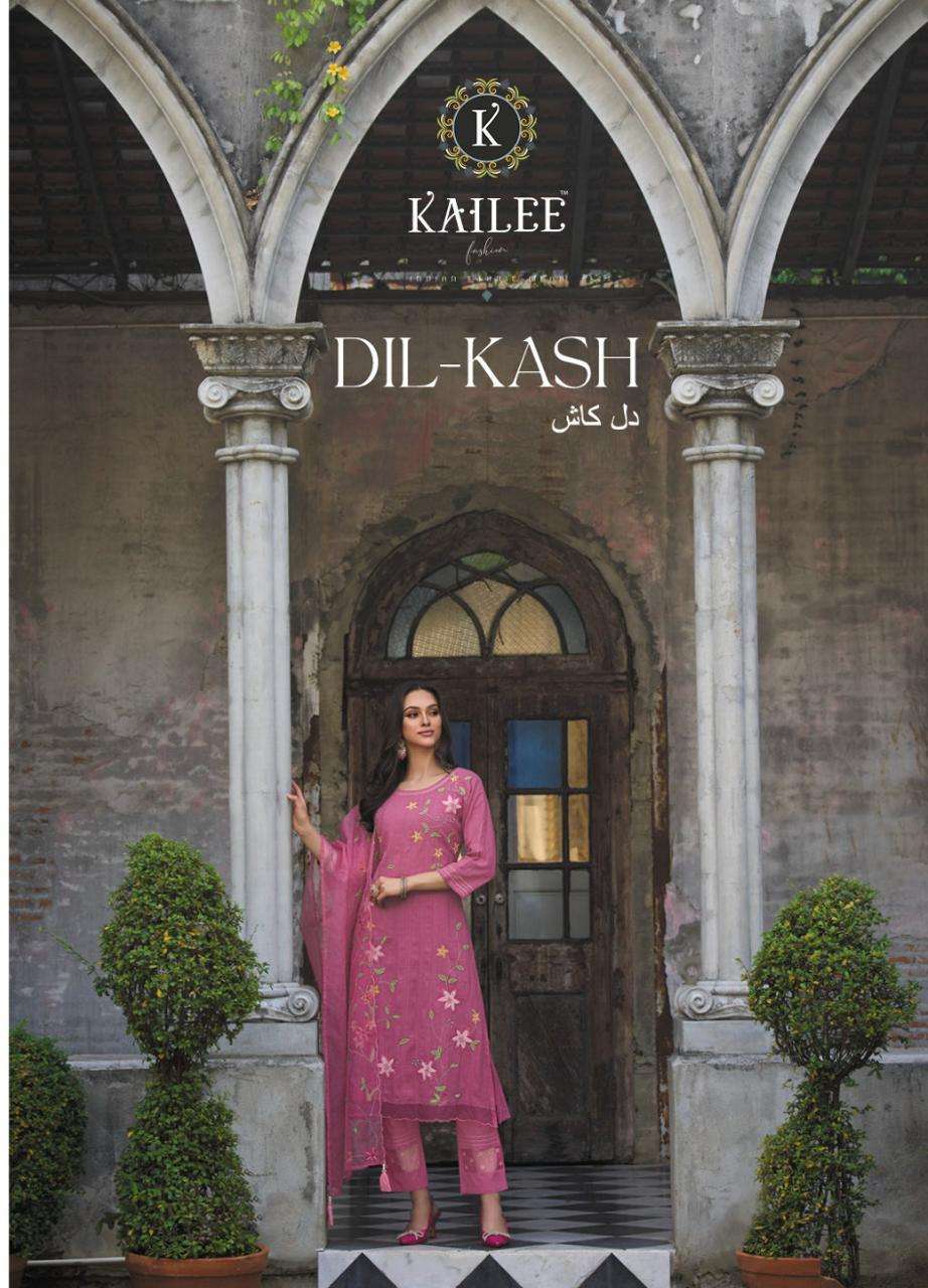 Kailee Dilkash By kalki Fashion Designer Readymade Suit Catalog Wholesaler