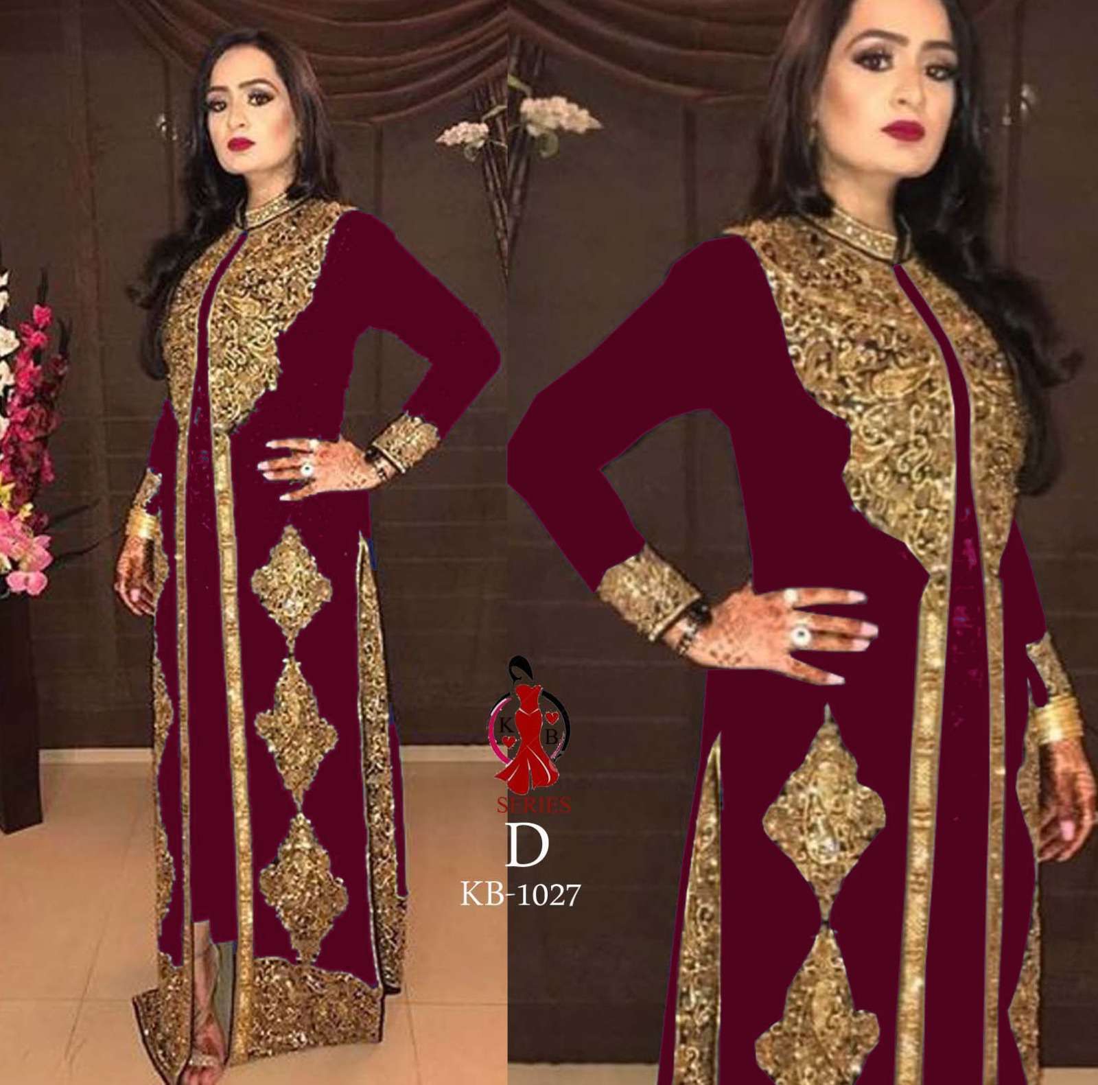 KB Series 1027 Party Wear Koti Style Designer Dress New Collection Supplier